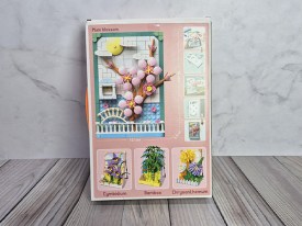 Cuadros con flores de bloques 